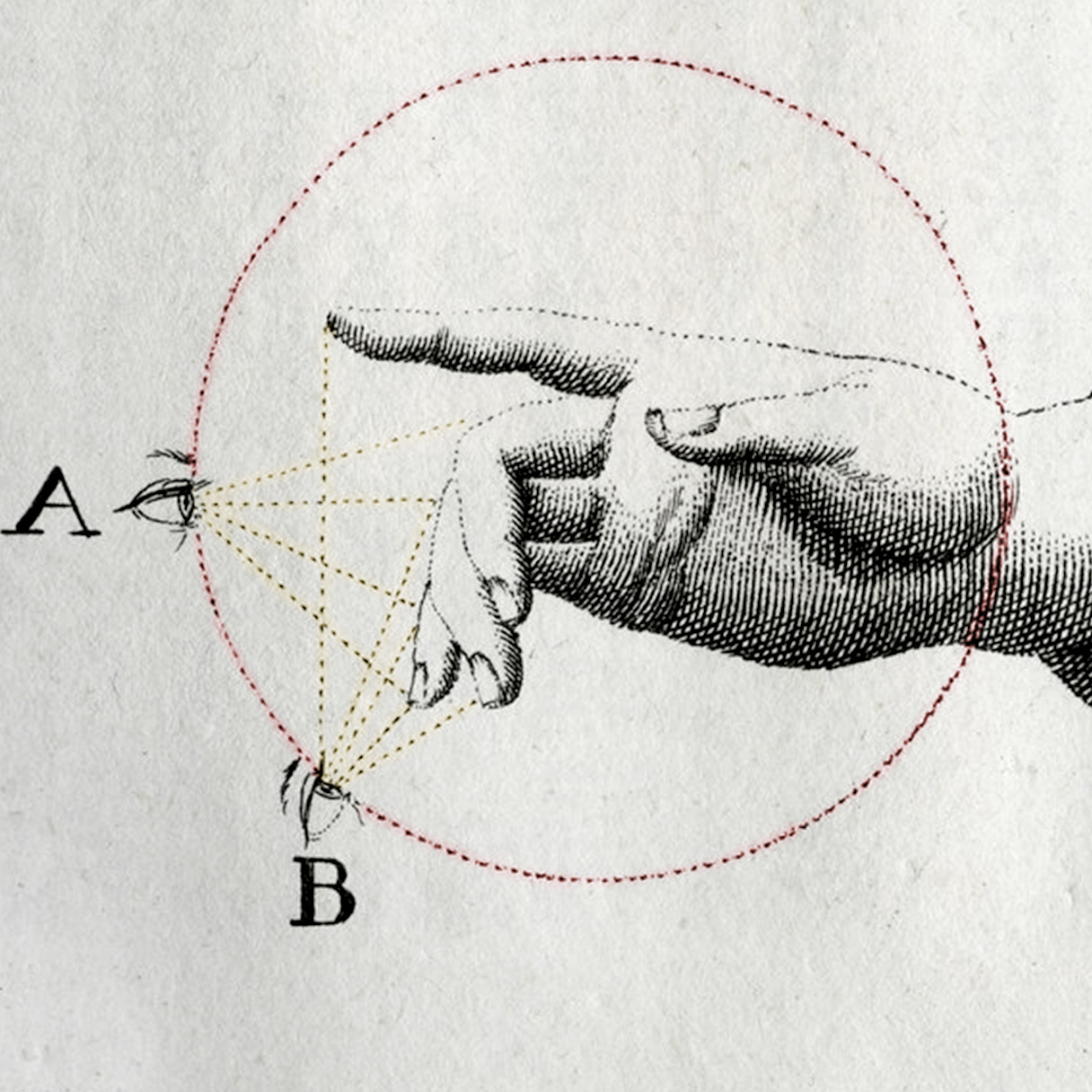 Schéma illustrant la transmission d’énergie entre deux points, symbolisant les soins énergétiques et la connexion intuitive.